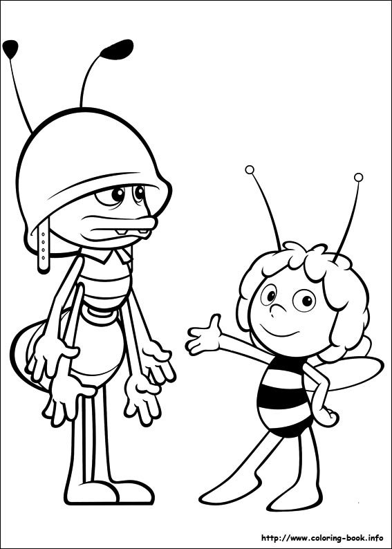 Maya the Bee coloring picture